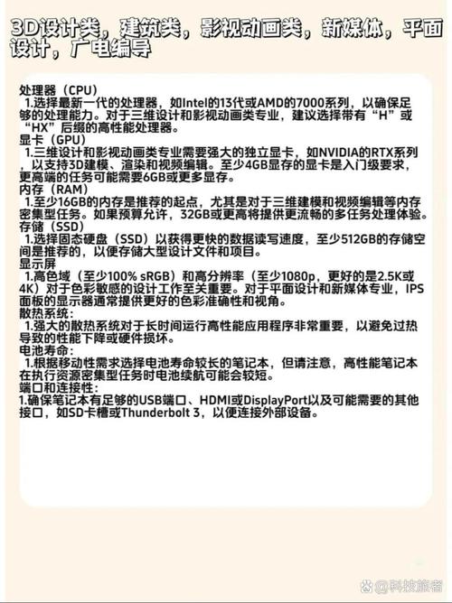 根据专业需求,我为大家精心挑选了几款笔记本,快来看看吧!